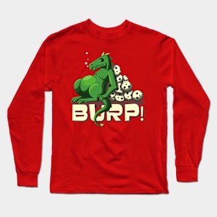 Fat Dragon Red Long Sleeve T-Shirt